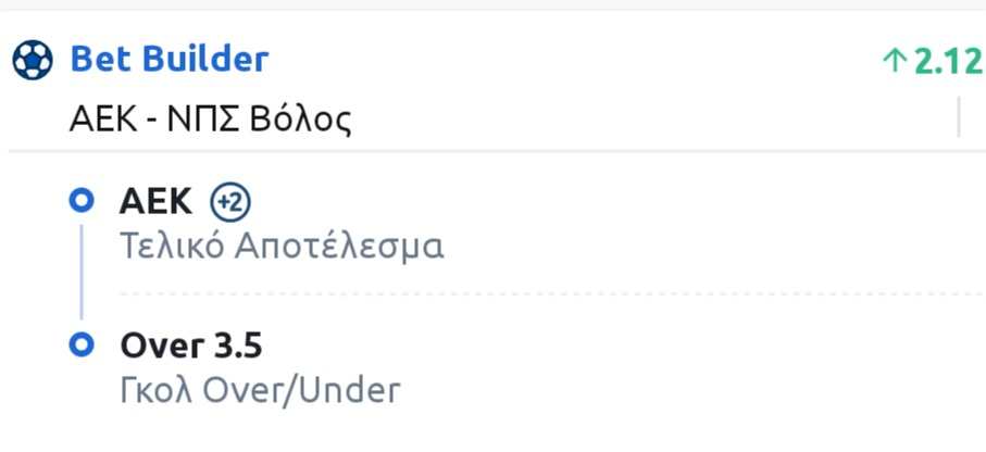 AEK Volos Bet Builder*